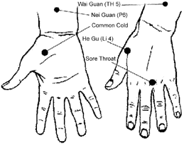 Acupuncture Points For Common Cold And Flu 2 Hands